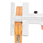 T-Type Vernier Caliper with Adjustment Carbon Steel Ruler Measuring Tool 0-160mm