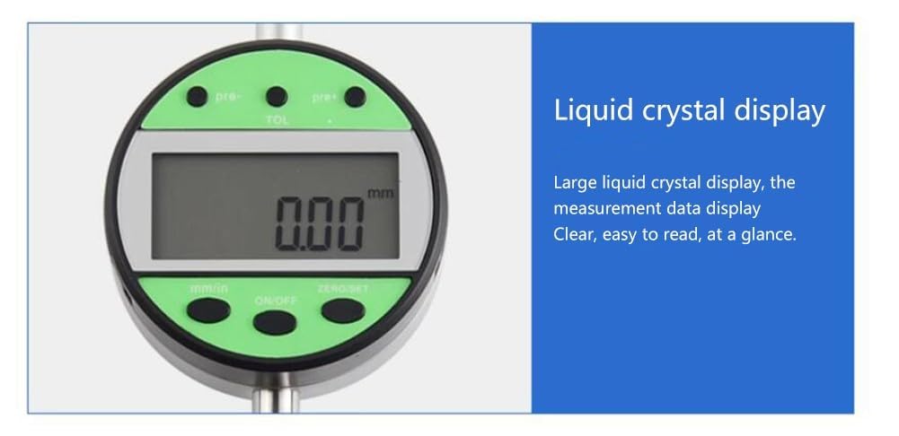 Precision Digital Depth Gauge 0-25mm Stainless Steel Caliper for Accurate Bore Groove Measurements