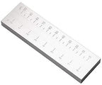 Single Channel Fineness Grind Gauge Gage Grindometers 0-100um Hegman 8-0