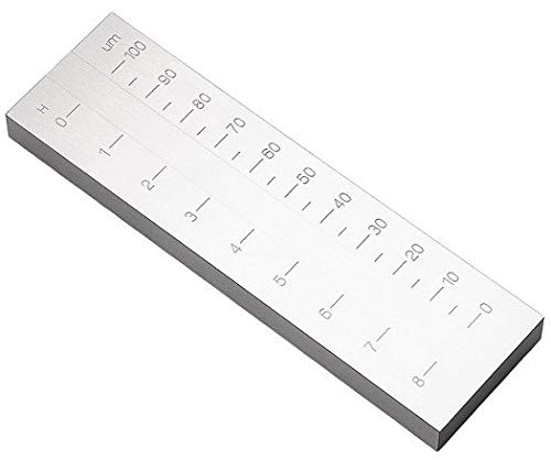 Single Channel Fineness Grind Gauge Gage Grindometers 0-100um Hegman 8-0