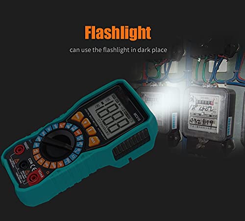 Digital Multimeter Auto Ranging AC/DC Voltage Meter Flash Light Back Light Large Screen