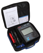 Insulation Resistance Meter Tester Megohmmeter Megohm Meter for Electric Motor,Cable,Electrical Appliance,Switch Insulation Material Insulation Resistance 0.1MΩ-400GΩ Max. Rated Voltage 5000V