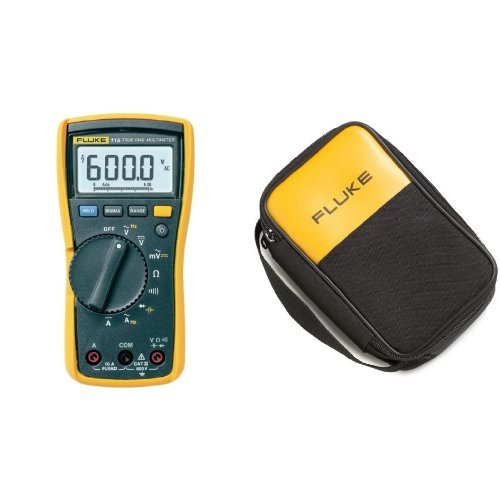 Fluke 115 Compact True-RMS Digital Multimeter with Polyester Carrying Case