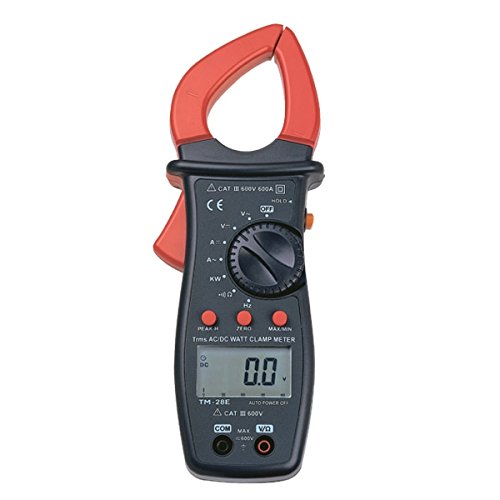 4000 Counts TRMS AC/DC WATT Clamp Meter, AC/DC Volts, AC/DC Current, Resistance, Frequency, Watts, Continuity