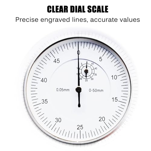 Precision External Dial Caliper, Electronic OD Measurement Tool, Force 2-4N, Range 0-50mm, Depth 125-500mm, Ideal for Internal Diameter Measurement (200mm)