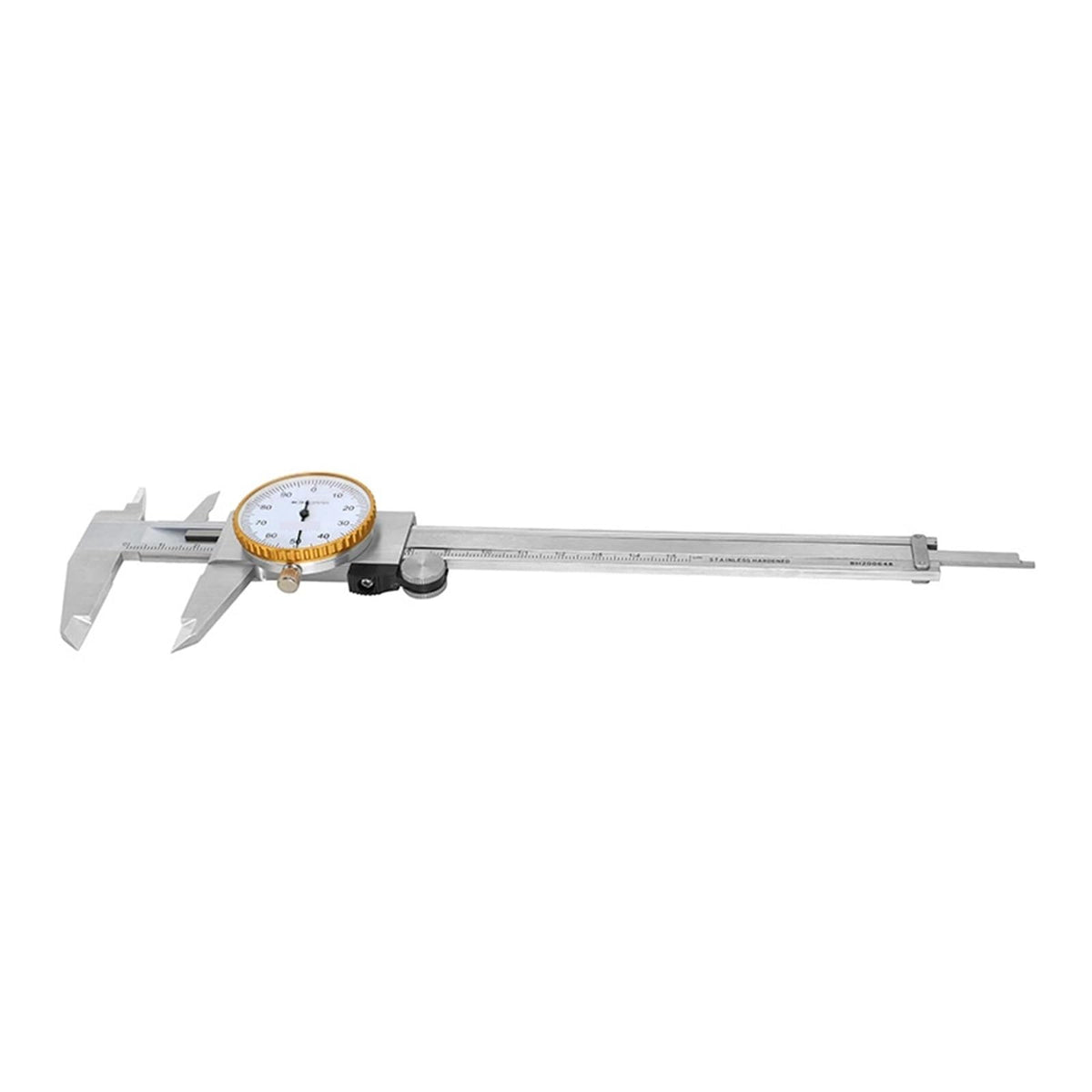 Vernier Calipers 200 Mm 0.02 Shock Proof Dial Caliper Gauge Micrometer Stainless Steel Vernier