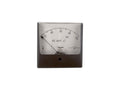 SIMPSON 03220 E-MECHNICAL, 3.25 Length X 3.25 Height INCH, Panel Meter, Ammeter, Analog, Stud Connection, Plastic, Range 0-100 AAC
