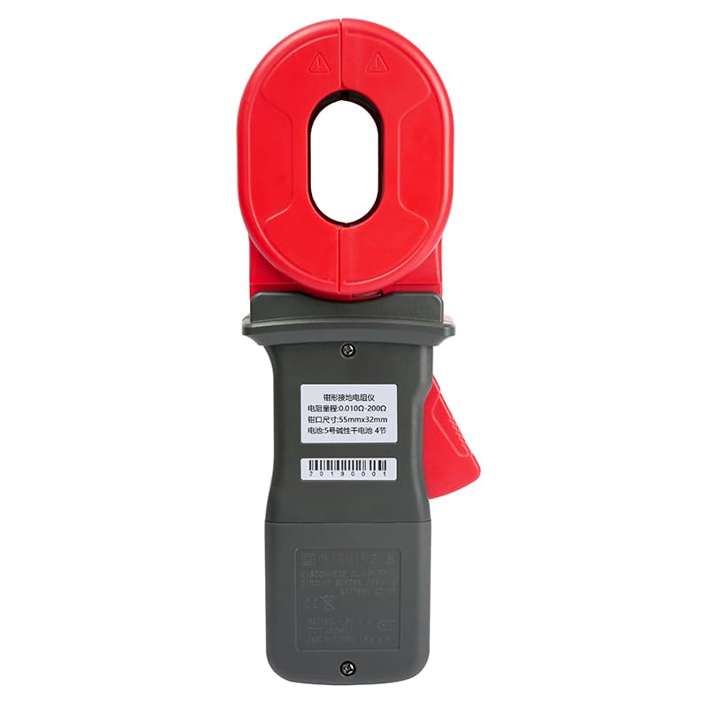 0.01Ω-200Ω Digital Clamp Ground Earth Resistance Tester Meter with 99 Groups Data Storage ETCR2000A