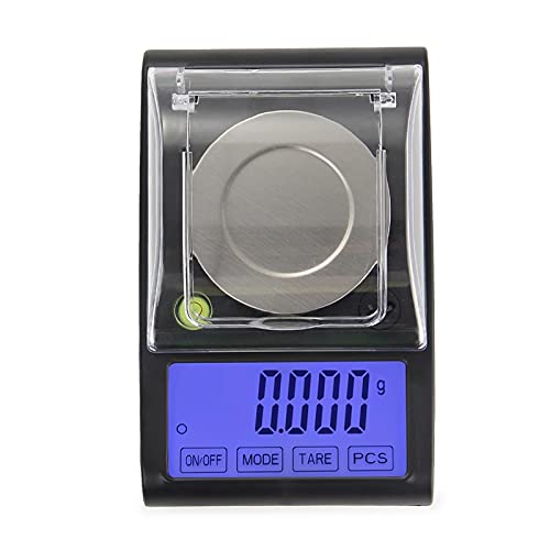 Weight Scale 50g 0.001g Digital Electronic Scale 0.001g Precision Touch LCD Digital Jewelry Diamond Scale Laboratory Counting Weight Balance Scales