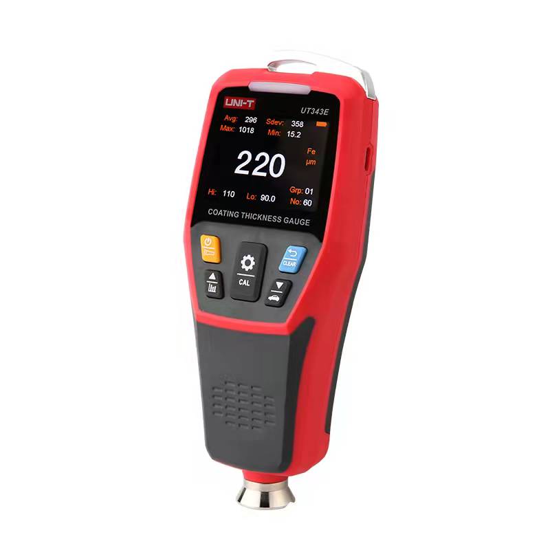 UNI-T UT343E Coating Thickness Gauge 2000µm Measuring Range Conductive Coating Measurement