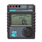 Megohmmeter Insulation Resistance Tester for Electric Motor Cable Switches Insulation Materials with Backlight Max Output Voltage 5000V Insulation Resistance Range 0.1MΩ to 200GΩ