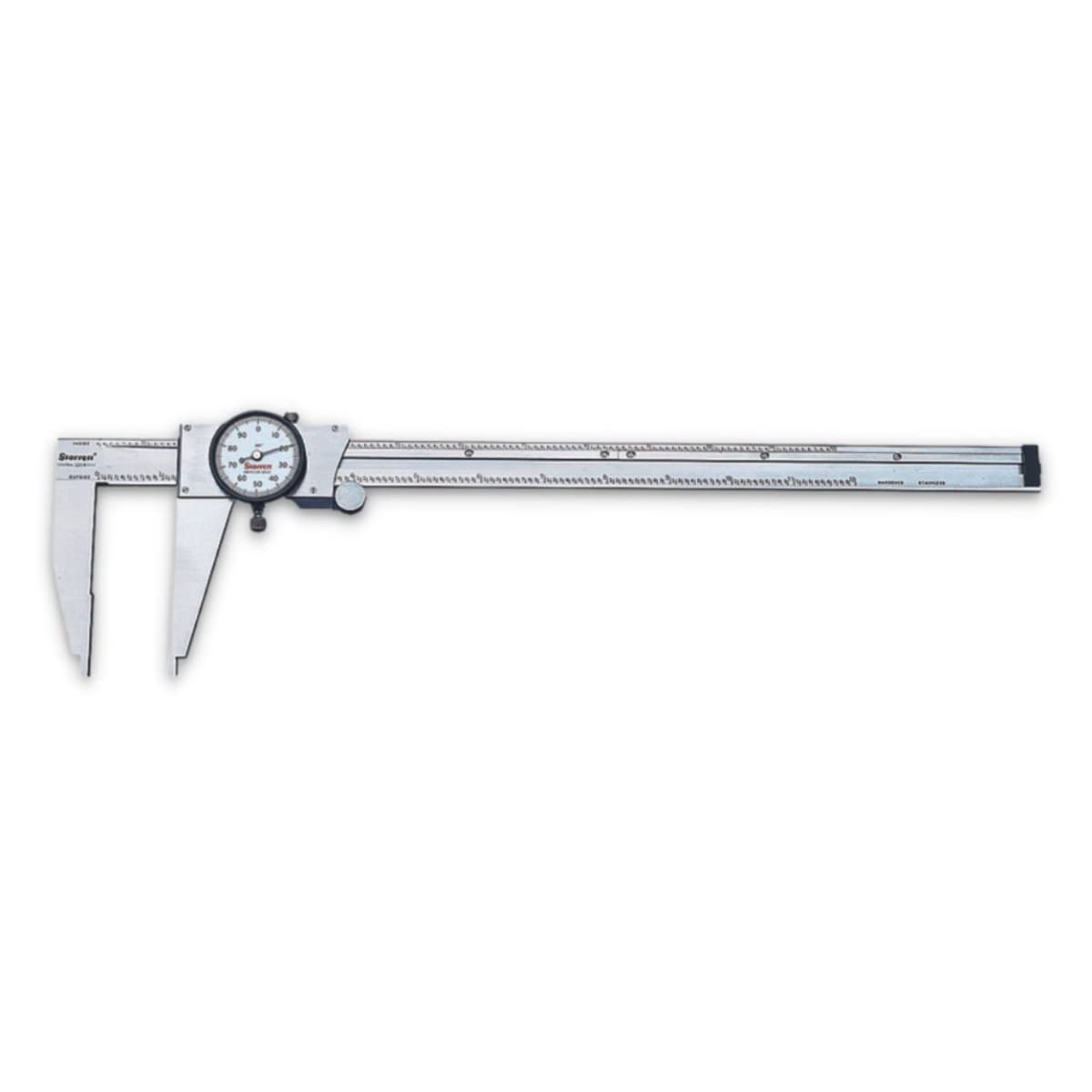 Starrett 120 Series Dial Slide Calipers, 0-12" Range, .001" Graduation