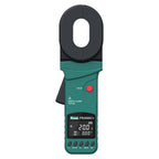4 Digit LCD Clamp Ground Resistance Tester (Multifunctional) FR2000C+ Earth Tester Loop Resistance Leakage Current Meter 0.01Ω-1200Ω 0.00mA-20.0A USB Software