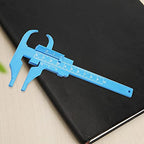 0-100mm Plastic Scale Vernier Caliper Depth Diameter Measure Ruler Gauge Wood Profile Marking Tool