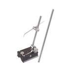 Starrett Small Surface Gage with Strong Forging Clamp for Scribing Lines, Transferring Measurements and Probing Surfaces - 4" Spindle Length, 2" x 1-1/2" Base Size - 56A