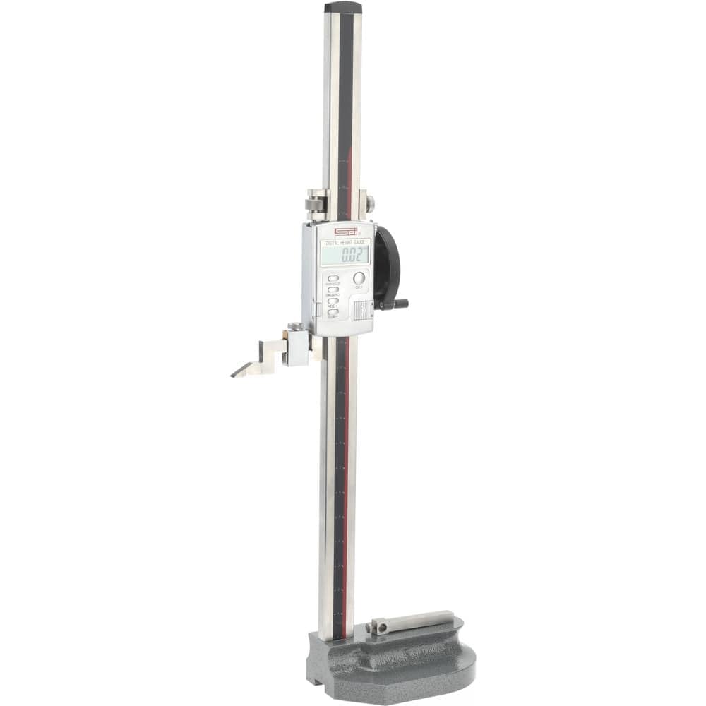 SPI 15-373-4 Single Beam Digital Electronic Height Gage with SPC Data Output: 0 to 18 inch Range