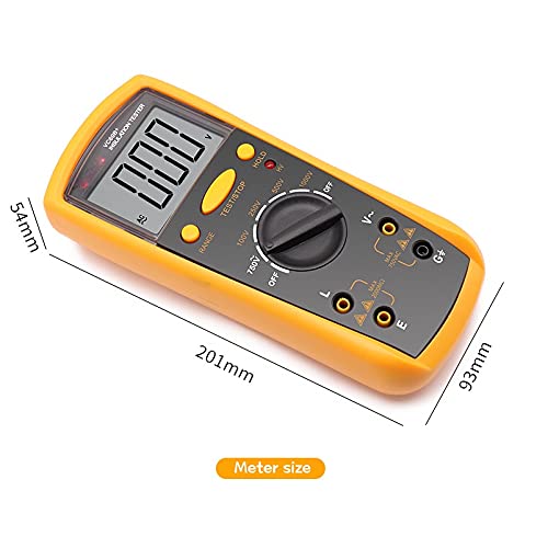Insulation Resistance Tester Digital Megohmmeter Insulation Tester Insulation Shaker is Better Than