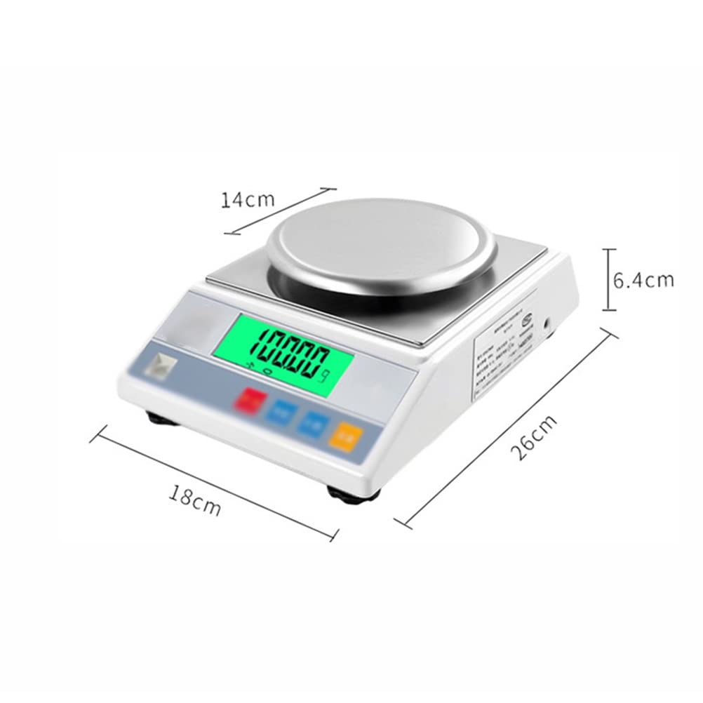 Analytical Balance High Precision Scale Accurate Digtal Laboratory Lab Industrial Scientific Electronic Commerical Counting Kitchen Scales Jewelry Gold Weighing,600g/0.01g