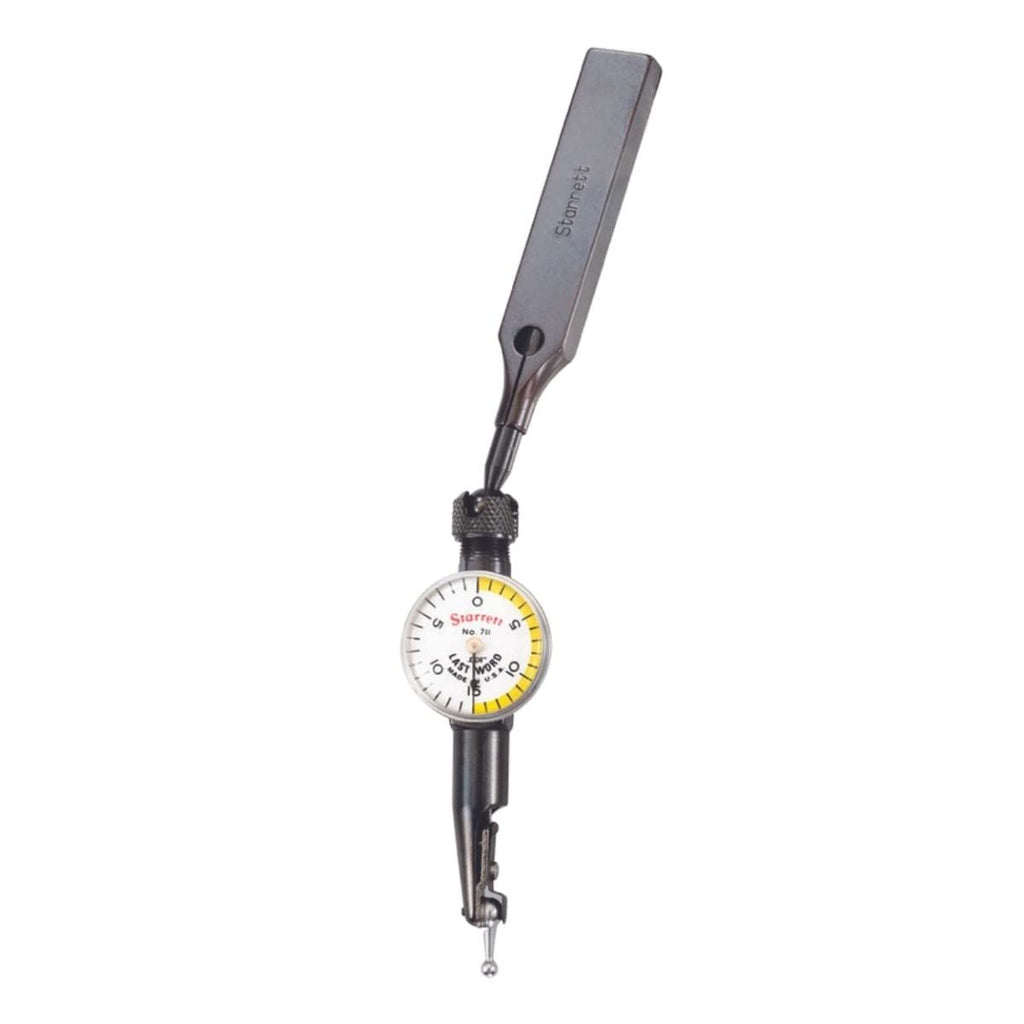 Starrett 711 Last Word Dial Test Indicator, 0.030" Range, 0.001" Graduation