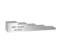 Thickness Calibration Block 5 Step 6063 Aluminum Calibration Block&Test Block& with Thickness 2.5-5-7.5-10-12.5mm for Thickness Measuring