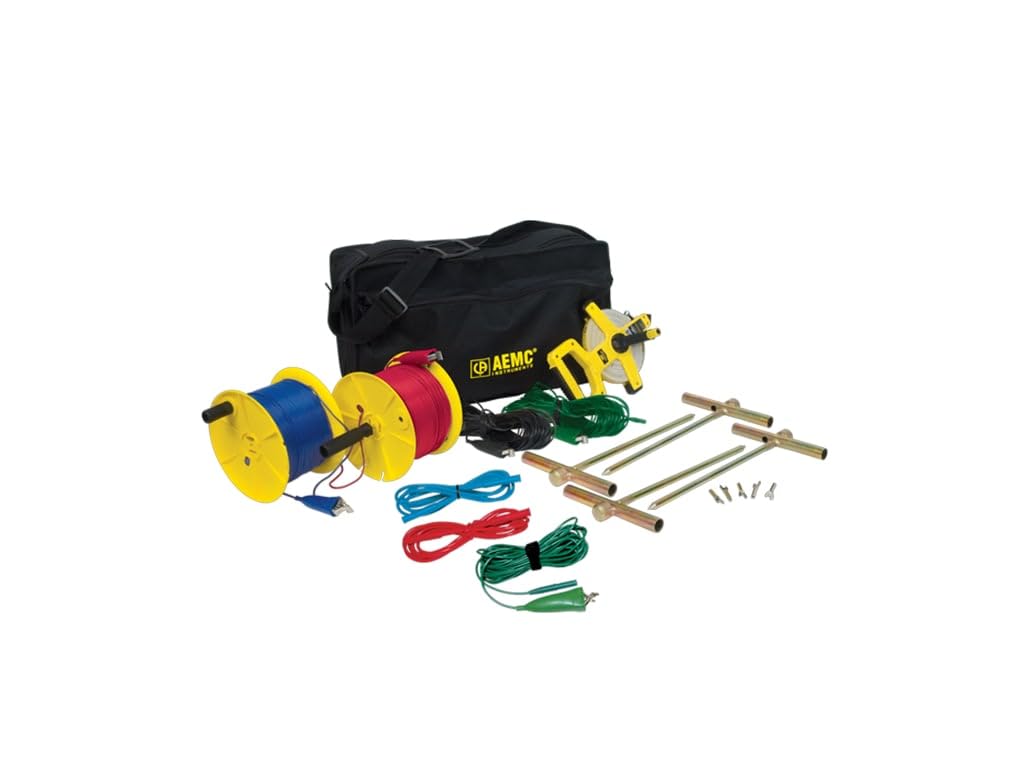 AEMC 2135.37 4-Point Ground Resistance Tester Kit with 500' Leads