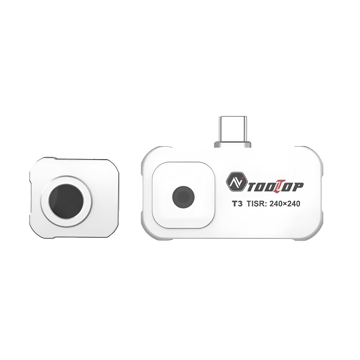 T3-20~550℃ Thermal Imaging Camera 25Hz High Frame Rate Mobile Phone Thermal Imager Type-C Infrared Camera TISR 240 * 240(T3+Micro Len)