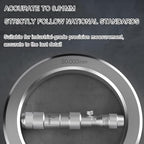 Precision Inside Micrometer 50-1000mm Range, 0.01mm Accuracy, Includes Extension Rods for Industrial Measurement & Quality Control,