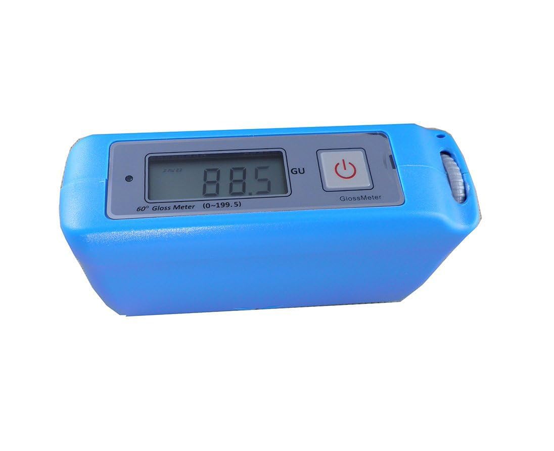 60 Degree Glossmeter Gloss Meter Gloss Tester for Printing Ink Paper Plastic with Range 0.0 to 199.5GU Deviation ±1.5GU Measuring Area 36×18mm