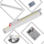 12inch 40inch Lathe DRO Kit 2 Axis Digital Readout Display Glass Linear Scale 1um with High Precise Mini Metal Lathe LCD Display