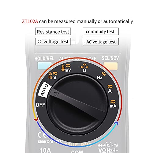 Digital Multimeter 6000 Counts Auto 113D Back Light Voltmeter Transistor Tester Frequency Diode Temperature