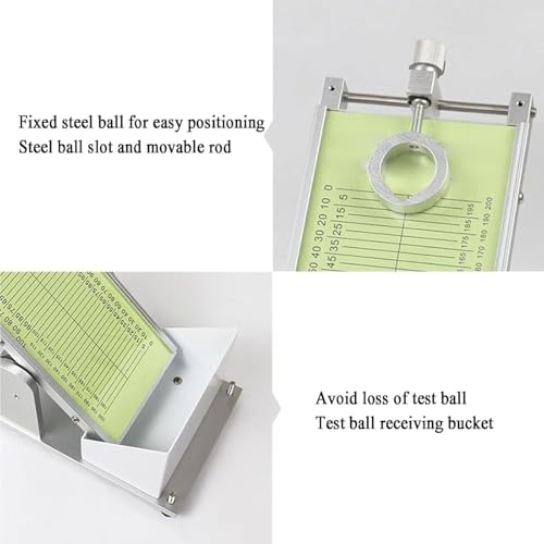 Adhesive Tape Tester with Adjustable Angle and Steel Balls for Accurate Tack Measurement in Labeling and Sticking Applications
