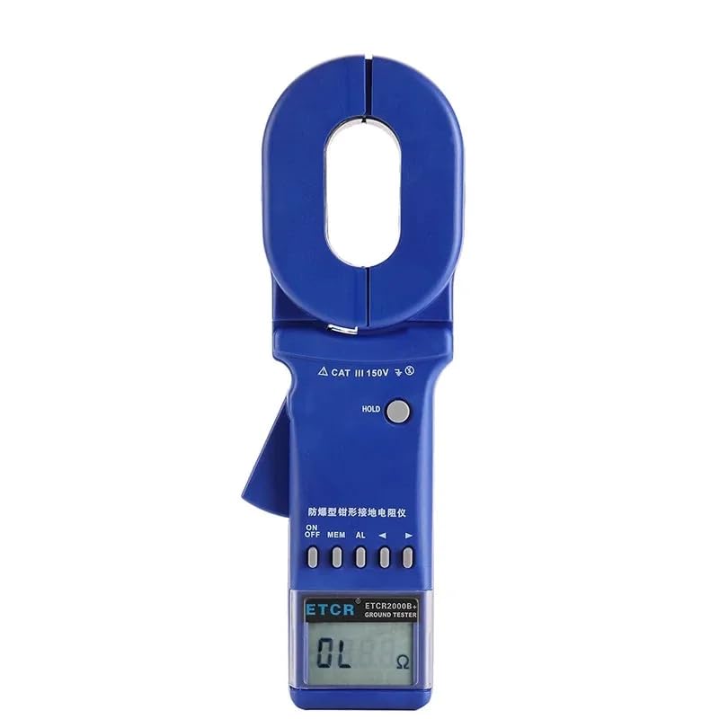 ETCR2000B+ Electric Power Clamp Earth Resistance Tester Clamp Meter Range 0.01-1200ohm