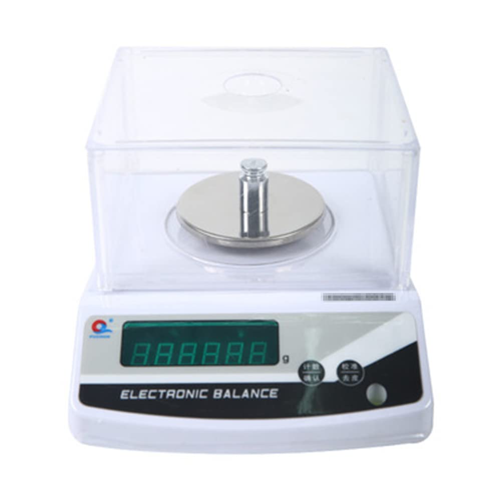 Analytical Balance 0.01G Electronic Balance Scale Electronic Scale Automatic Calibration LED Display High-Precision Density Balance,3kg/0.01g,300g/0.01g