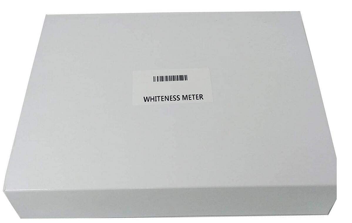 Digital Whiteness Meter Leucometer Digital Whiteness Tester Material Surface White Measurement R457 Blue Light for White Paper/Flour/Paint/Lime W-hiteness Detector