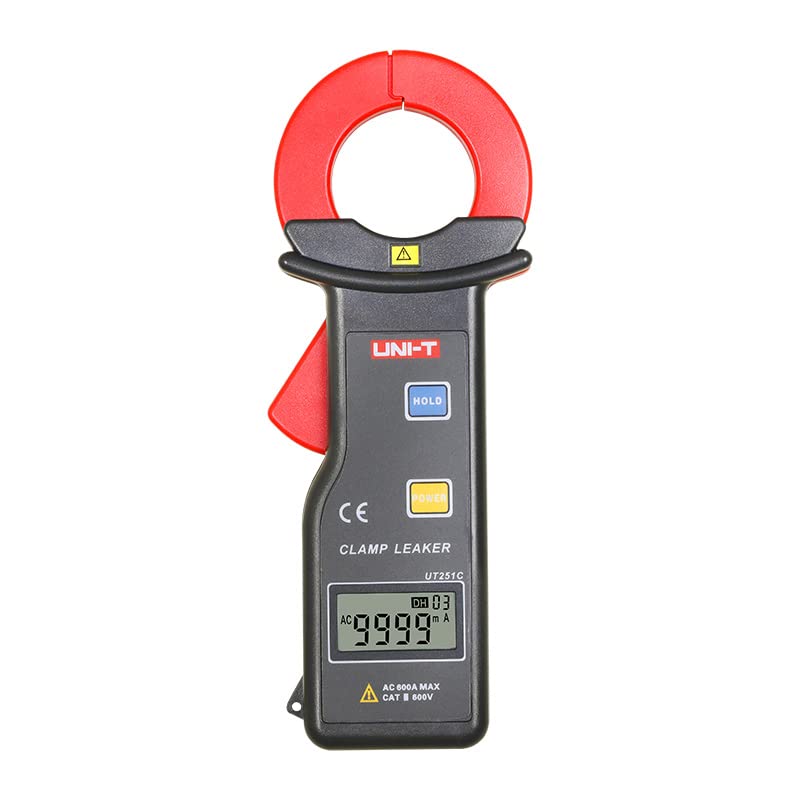 UNI-T Uni-Trend Multimeter clamp Meter UT251A UT251C UT253A Current Leakage clamp Meter Digital Detector High Accuracy Sensitivity Amp Amperometric Leak Tester(UT251A)