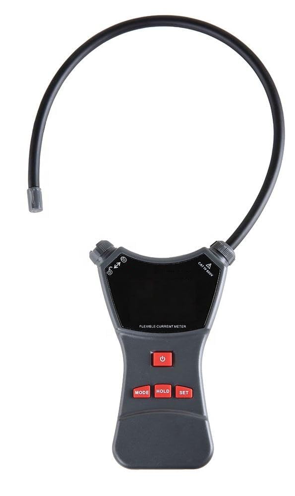 Three Phase Flexible Clamp Power Meter Coil Length 950mm Jaw Size φ300mm for Testing 3-Phase AC Voltage,Leakage Current,Active&Reactive&Apparent&Total Power,Frequency,Electrical Energy,Phase Sequence