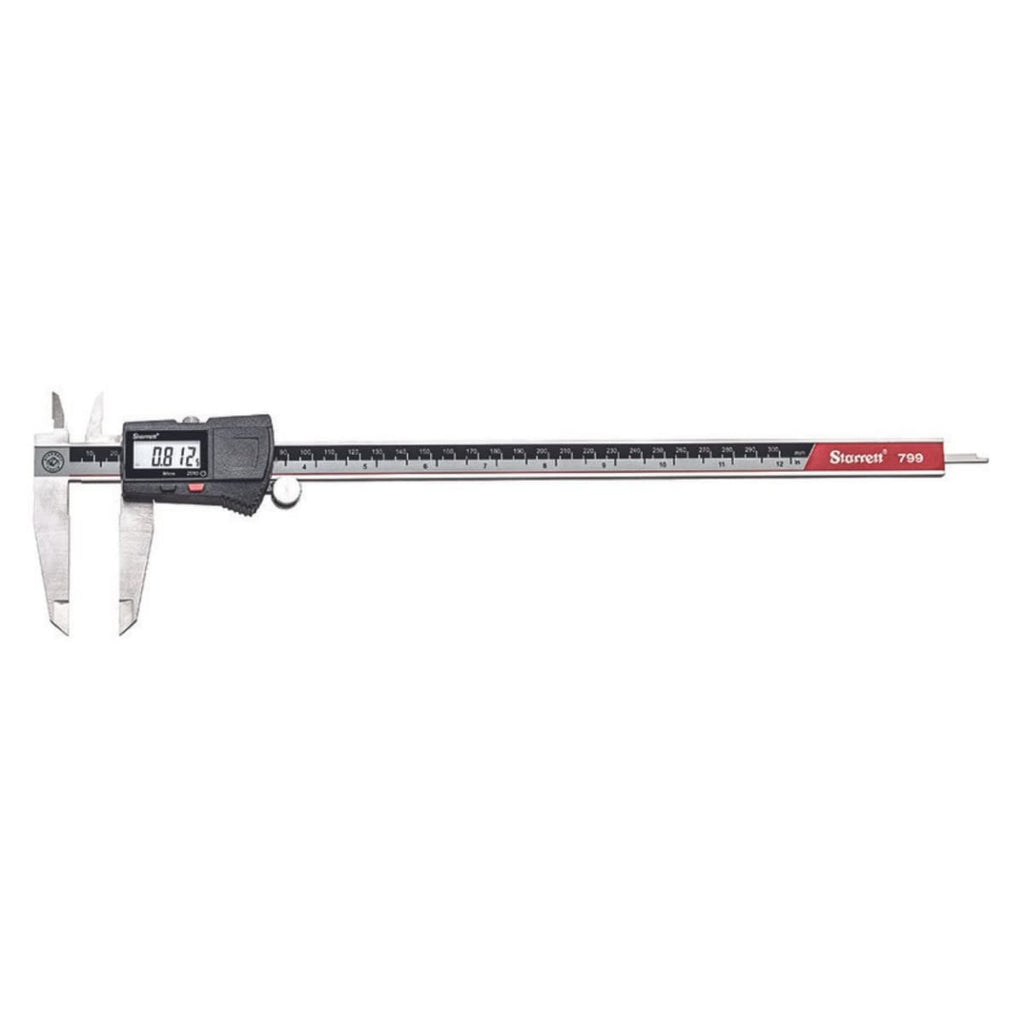 Starrett Stainless Steel Electronic Slide Caliper, 0-6" Range, .0005" Res