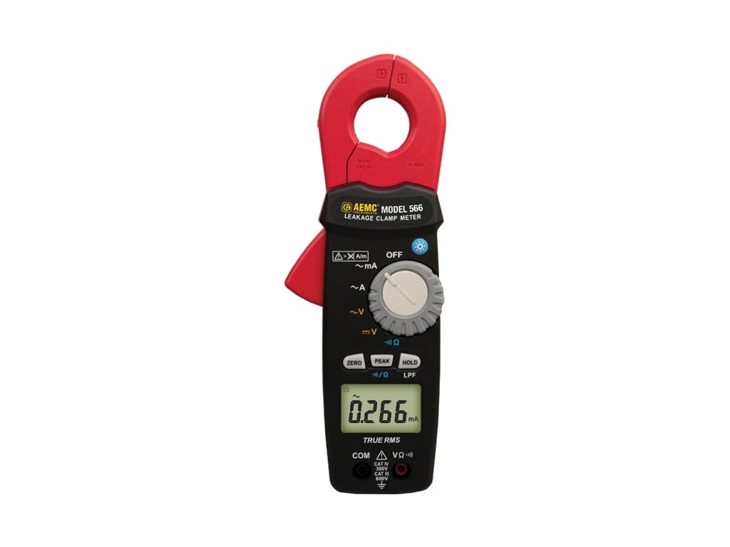 AEMC 566 - Clamp-On Leakage Current Meter (60 A AC)