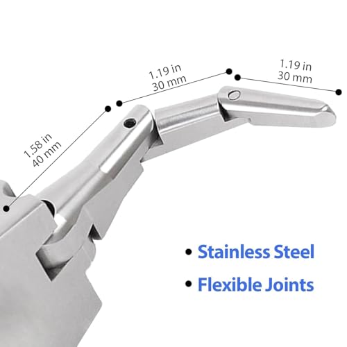 Articulated Test Finger Accessibility Probe, 3.5mm UL Test Curved Finger,for Electrical, Industrial, Scientific and Laboratory