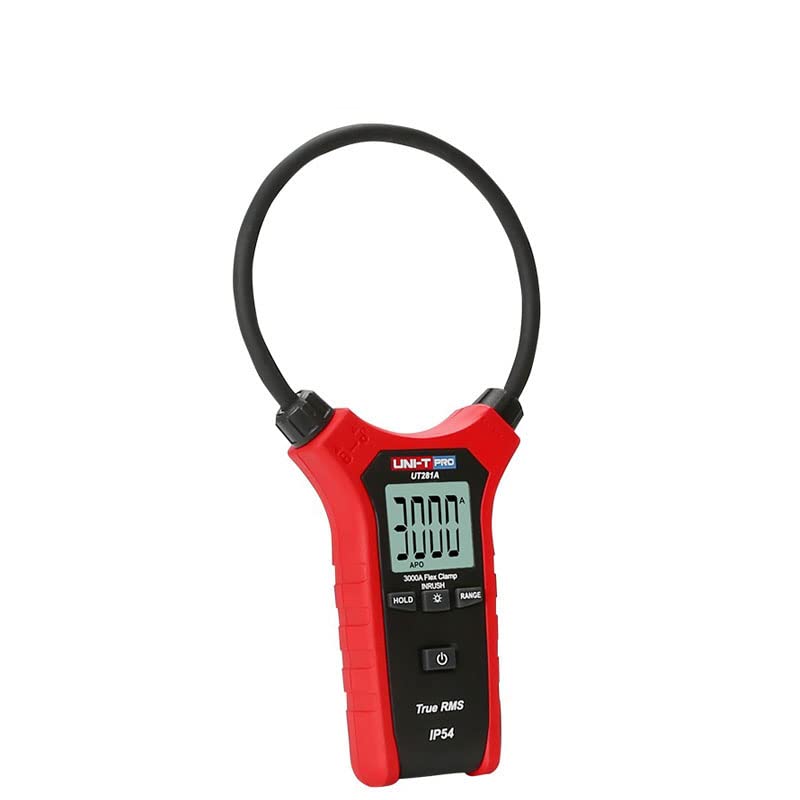 UNI-T UT281A UT281C UT281E AC 3000A Digital Flexible Clamp Meter Multimeter Handheld Voltage Current Resistance Test Backlight.(UT281C)