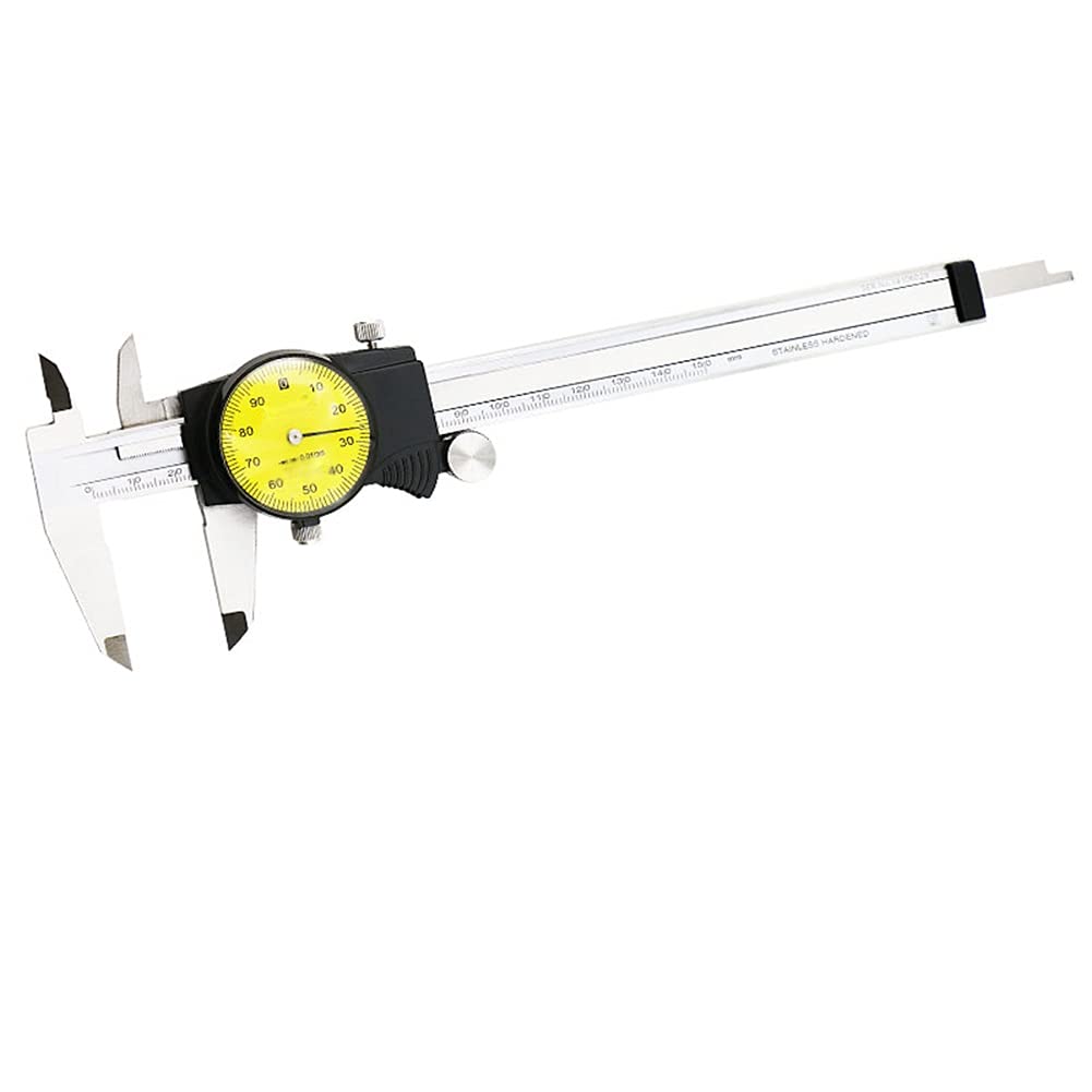 0-150 Mm Metric Gauge Measuring Tool Dial Vernier Caliper Shock-Proof 0.01