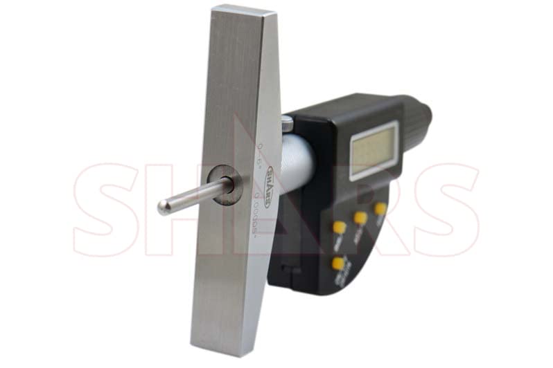Shars 0-6" Electronic Depth Micrometer, 303-2508 New ]P