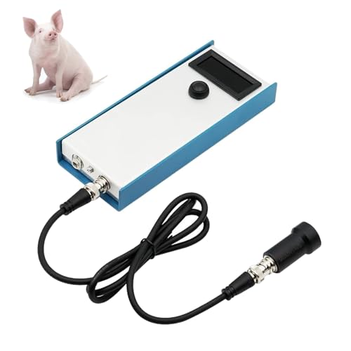 Pig Back Fat Measure Tester, Pig Fat Measure Tester, Fats Thickness Meter for Livestock,4-35mm Measurement Range, for Farm