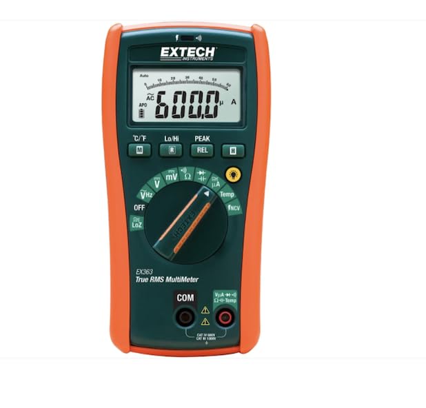 EX363, Multimeter,Handheld,HVAC,CAT IV,Non-Contact Voltage Detection,Type K Temperature