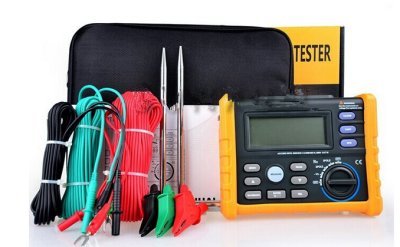 High Precision Digital Earth Resistance Tester for Electrical Equipments Measuring Ground Resistance Meter