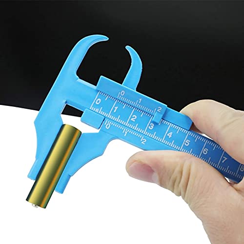 0-100mm Plastic Scale Vernier Caliper Depth Diameter Measure Ruler Gauge Wood Profile Marking Tool