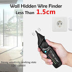 Non-Contact Voltage Detector Indicator Multimeter Smart Test Pencil Live/Phase Wire Breakpoint NCV Continuity Tester