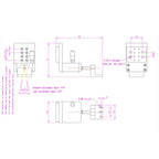 Precision RF Fixture for Probe Stations - Universal Compatibility & Adjustable Height (Left)