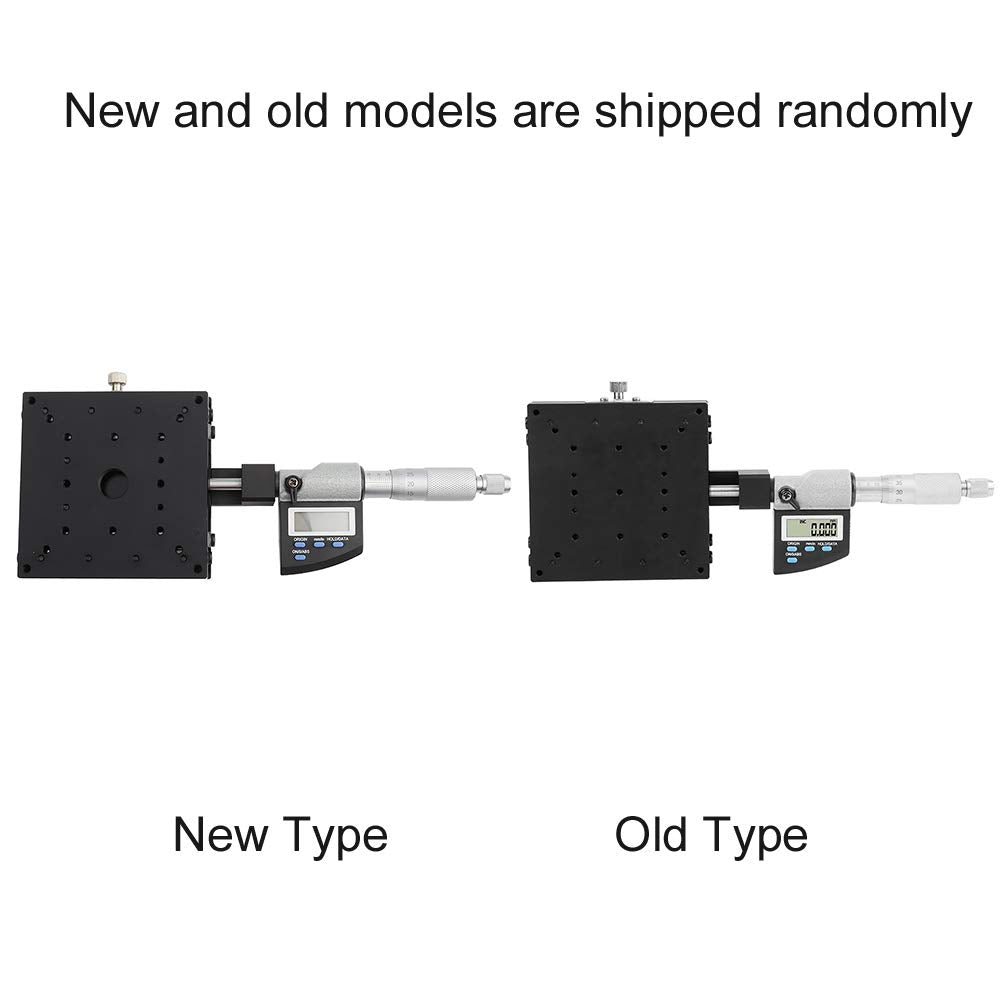 SEMX100AC Digital X-Axis Micrometer Cross Slide 0.01mm Precision Fine Adjustment Platform for Optical Lab Precision Measurement and Laser Positioning