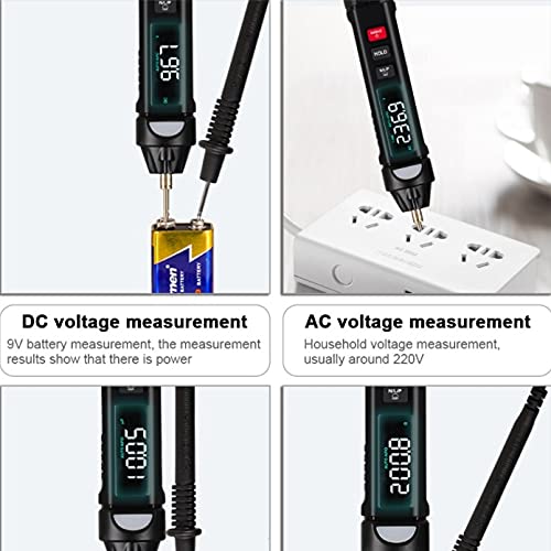 3 in 1 Pen-Type Digital Multimeter True + Voltage Test Pen + Phase Sequences Meter Color Screen